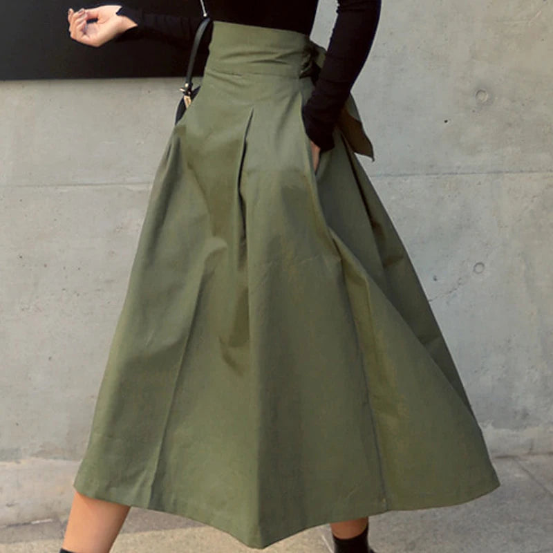 Elegant Bow Long Skirt